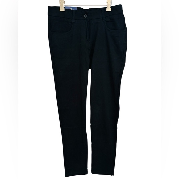 NWT Izod Approved Schoolwear Black Stretch Skinny Jeans, Size 7 - Picture 1 of 8